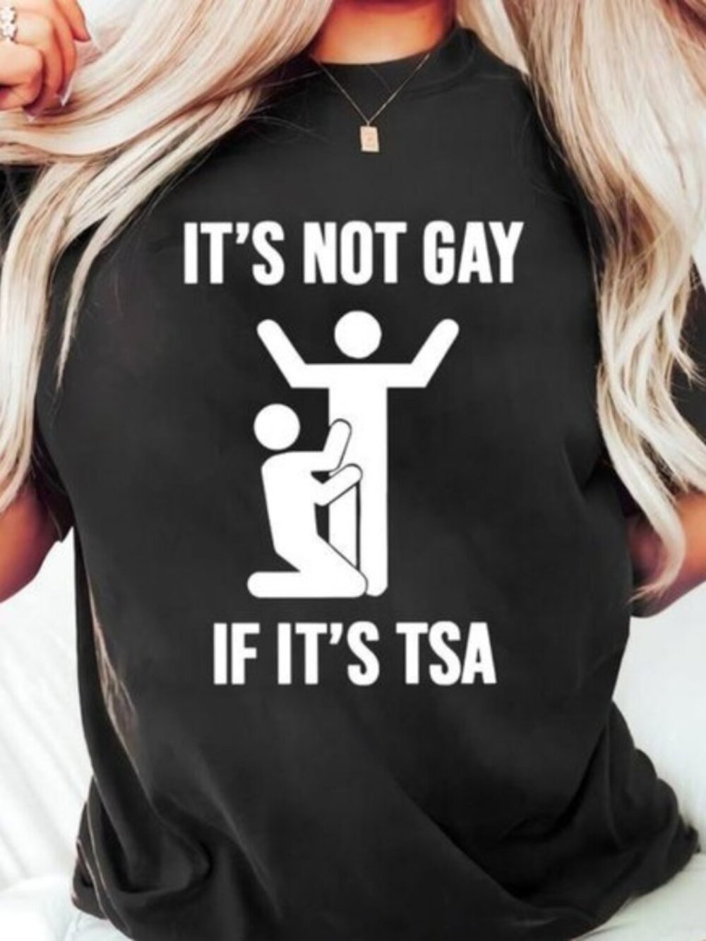 It Is Not Gay If It Is TSA Shirt, Funny Security T-Shirt